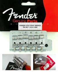 Bridge officiel FENDER STRATOCASTER. convient pour toute guitare de style stratocaster avec trémolo. pour les modèles...