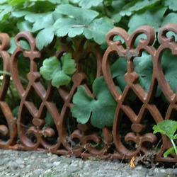 Clôture de lit design Esschert bordure de lit treillis coulé bordure de lit clôture jardin Clôture de lit design...
