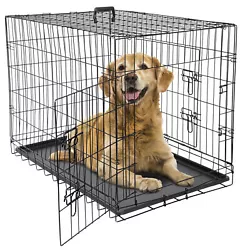 This Pet Cage is the perfect solution to make your pet feel more secure and confident. The cage can bear 20kg / 44lbs...
