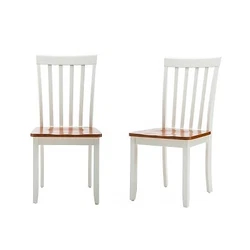 •Legs and backrest are constructed with solid hardwood •Flared back legs provide additional stability •Contoured...