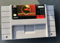 Mortal Kombat (Super Nintendo Entertainment System, 1993).