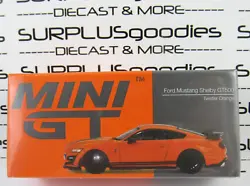 2023 Overseas Edition: Twister Orange FORD MUSTANG SHELBY GT500 #MGT00505-L. Item #MGT00505-L. This is the Small,...