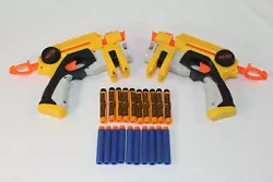 Two Nite Finder nerf guns with 20 darts total. Toys are in good working order.