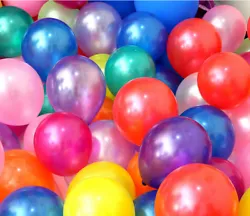 Latex balloons, useful for all places needs to be decorated. Material: Latex. CHOKING HAZARD – Children under 8 yrs....