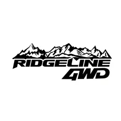 Honda Ridgeline Vinyl decal. ALL THE WHITE AREA OF THE STICKER IS. THE STICKERS ARE DIE CUT VINYL AND ARE ONLY ONE...