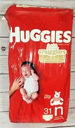 Huggies Little Snugglers. 31 Count Diapers. Disney Baby. up to 10 lbs.