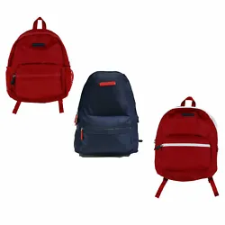 Tommy Hilfiger Backpack.  Nylon material. Adjustable straps. Zipped pockets. Logo on front. Stay fashionable on the go!...