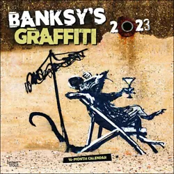 Banksy Graffiti Art Design Wall Calendar.