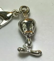 Silver Tweety Bird Charm. as a zipper pull, pendant or. Use it on your charm bracelet.