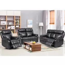 Crafted in bold and sleek lines and curves, this rocker recliner and motion sofa set features a collection of comfort...