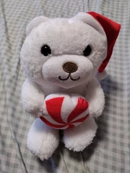 This cute and cuddly Hallmark White Teddy bear is the perfect addition to your stuffed animal collection. With its soft...