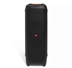 The JBL PartyBox 1000 is a powerful party speaker with JBL sound quality and exciting fullpanel light show. The LED lit...