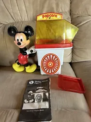 1994 Mickey Mouse Popcorn Popper. Front yellow piece has a crack