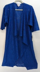 Lularoe Shirley Womens Kimono Blue Size Small. NWT. Fast and free shipping from Ohio. Thanks for looking
