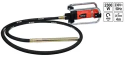 Vibreur à béton électrique à une main vibreur de bouteille vibrateur interne tuyau de 35mm 2300W 4m Vibreur à...