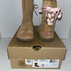 Toddlers UGG Corene Boot CNPK Suede 100% Authentic Brand New Size 7.