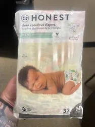 The Honest Company - Diapers Size 0 Newborn - 32 Count.