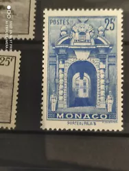 N°313A : 25 f. bleu (y). Année 1949, vue de la principauté. MNH sans traces de charnières (collection privée...