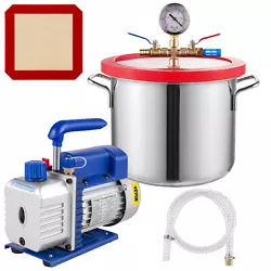 Why Choose VEVOR?. Our HVAC vacuum pump is made of heavy-duty aluminum alloy with good heat dissipation abilities,...