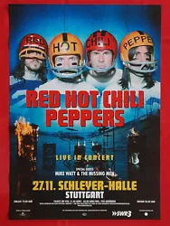RED HOT CHILLI PEPPERS. Stuttgart, Germany, 2006. DATE: 2006, before concert. CONDITION: Near mint condition.pls see...