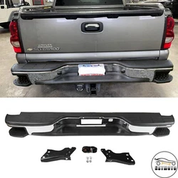 For 1999-2006 Silverado Sierra 1500Fleetside ONLY. Rear Bumper. 1×Bumper Assembly. Upgrade your vehicle with a...