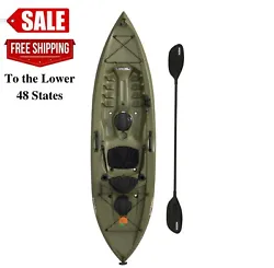 This model is a sit-on-top version that has a comfortable padded seat and back rest for long paddling and fishing...