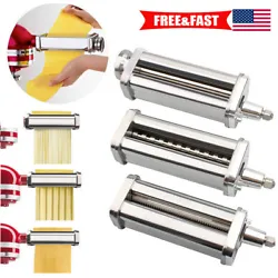 You can use this stainless steel pasta roller to easily make pasta, noodle, spaghetti, etc. This spaghetti maker is...