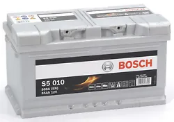 La batterie Bosch S5010 est 100% sans entretien: une fois montée, la batterie est prête à l’emploi. Vous n’avez...