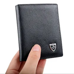 This Ultra Mini Thin Fold wallet is made from soft leather and features a super slim design with multiple interior...
