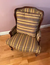 Classic Ethan Allen wingback chair that spent most of its life in a plastic liner. Excellent condition. Two for $500 or...