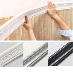 Use: Kitchen wall, bathroom wall, living room TV background ect. Soft and high elastic, DIY self-cutting. Self adhesive...