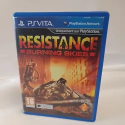 PS Vita Resistance : Burning Skies FRA Très Bon état. Version française envoie rapide et soigne sous enveloppe à...