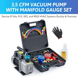 1 x Low-Pressure Quick Coupler. 1 x High-Pressure Quick Coupler. COMPLETE HVAC KIT: This professional automotive air...