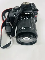 Very good preowned condition. lens cap is not included . includes an aftermarket battery and charger.