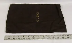 Up for Sale is Authentic GUCCI Drawstring Shoe Storage Brown Dust Bag. New unused condition.