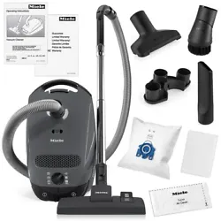 Miele Classic C1 Pure Suction Canister Vacuum Cleaner + SBD 285-3 Rug/Floor Tool.