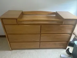 This bedroom dresser has served its purpose well and is now ready for a new home. It features spacious drawers that...