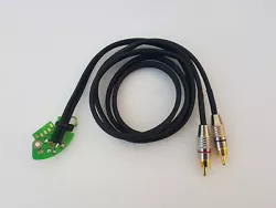 Câble Phono RCA pré-soudé pour Technics SL-1200, SL-1210 Compatible avec tous les modèles : MK2, MK3, M3D, MK3D,...