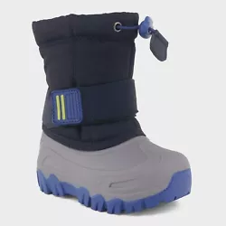 Get your little dudes feet ready for winter with these Barrett Winter Boots from Cat & Jack™. These toddler boys navy...