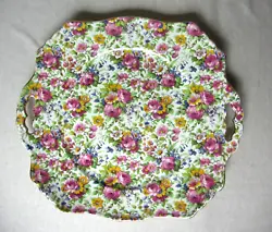 CHINTZ - IN VERY GOOD CONDITION - CRAZING WHICH IS NORMAL.