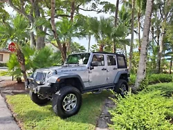 We have a gorgeous 2015 Jeep Wrangler Rubicon Unlimited JKU with only 52,500 miles on it for sale. This Jeep is loaded...