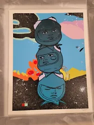 Hebru Brantley- 3 The Hard Way. Shipped with USPS First Class. Brand New in original packaging  No returns, please ask...