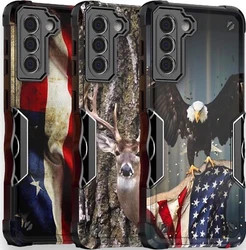 Shockproof Phone Case Double-Layered Open Front Design. Raised bezels to protects phone screen from scratches when...