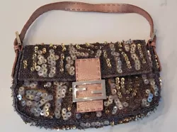 Fendi Selleria Beaded And Sequence Bag. Never worn  Very rare This is a marvelous baguette  Length: 10.00 in  Width:...