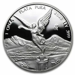 Protect and display your Silver Libertad in style by adding an attractivedisplay or gift box to your order. The 1 oz...