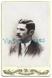 Idd image of FRANK GAYMAN. Columbus, Ohio. Antique Cabinet Card Photo. Estate item, part of theBoyer/Miller Family...
