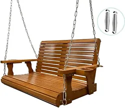 Porch swing with cupholders, two 5mm hanging chains, all tools for assembly, user manual. Two quality 7mm hanging hooks...