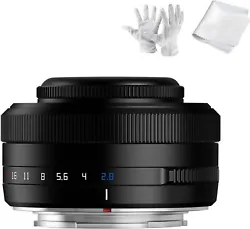This lens is autofocus, but with manual focus override. TTArtisan AF 27mm F2.8 CF lens adopts the 