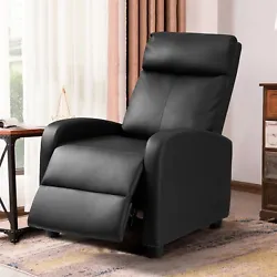 Recliner Chair Padded Seat Pu Leather for Living Room Single Sofa Recliner. This product is one of the first choice of...