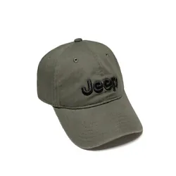 Hat Brim: 7cm. Classic Sport Casual Embroidery. 100% cotton Sun Hat CAP. 1X Green Jeep cap. Hat Free Size/Hat...